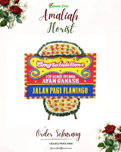 Bunga Papan Congratulation di Karanggetas